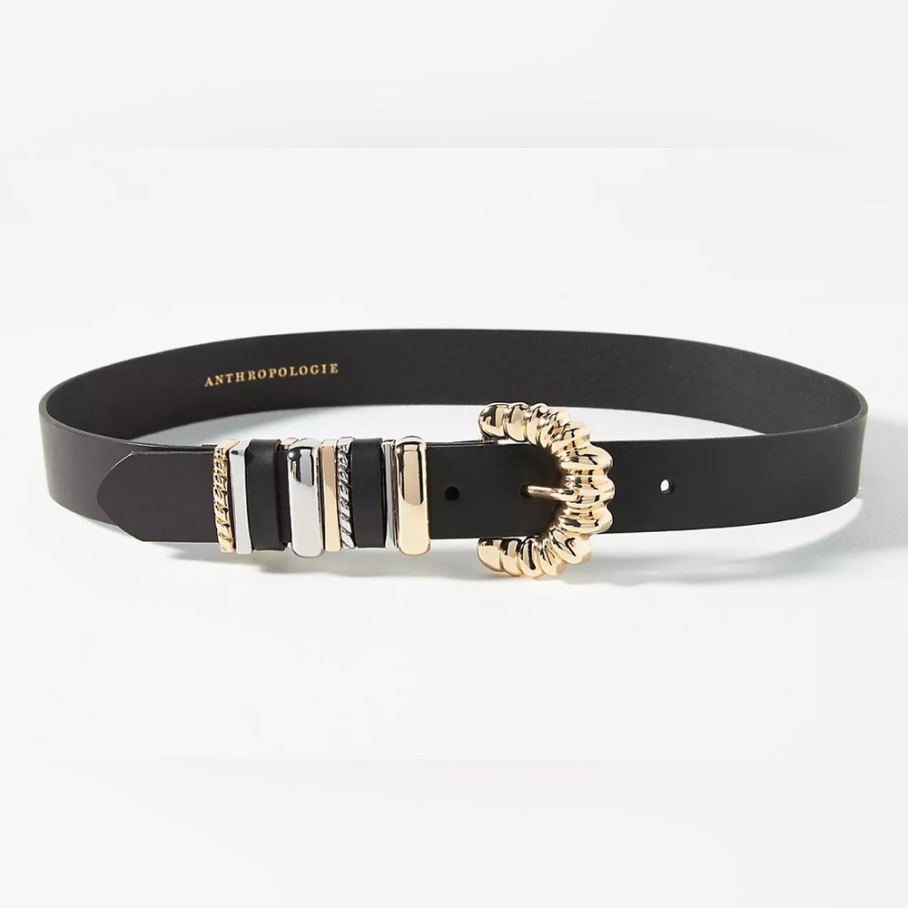 Anthropologie Mixed Metal Belt
